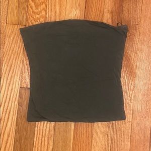 Cotton On Olive Green Cropped Tube Top